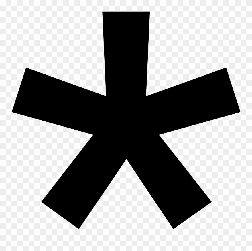 Xochi Asterisk 1969px Clipart - Asterisk Icon - Png Download