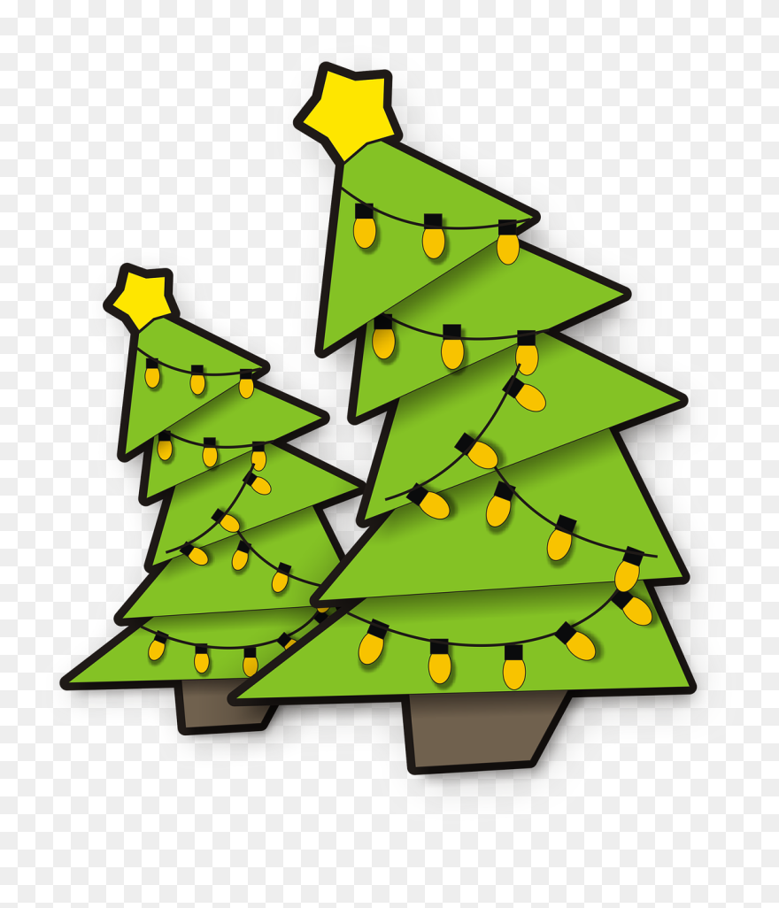 Pine, Tree, Lights, Christmas Tree, Png, Xmas - Christmas Tree Clipart