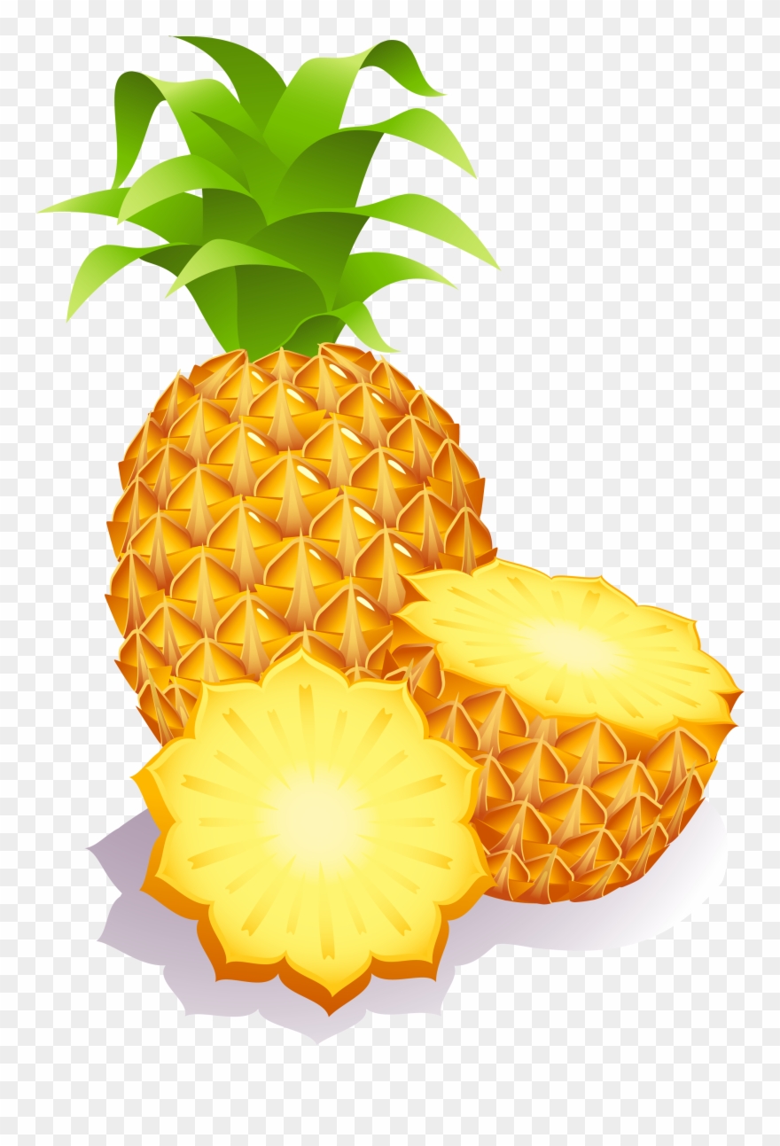 Pineapple - Pineapple Cartoon No Background Clipart