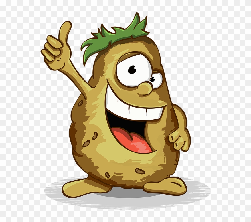 Mash Potato - Laughing Potato Clipart