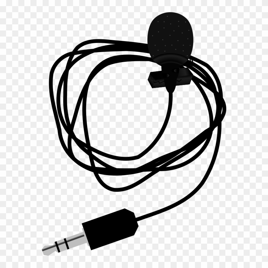 Medium Image - Lavalier Microphone Clipart