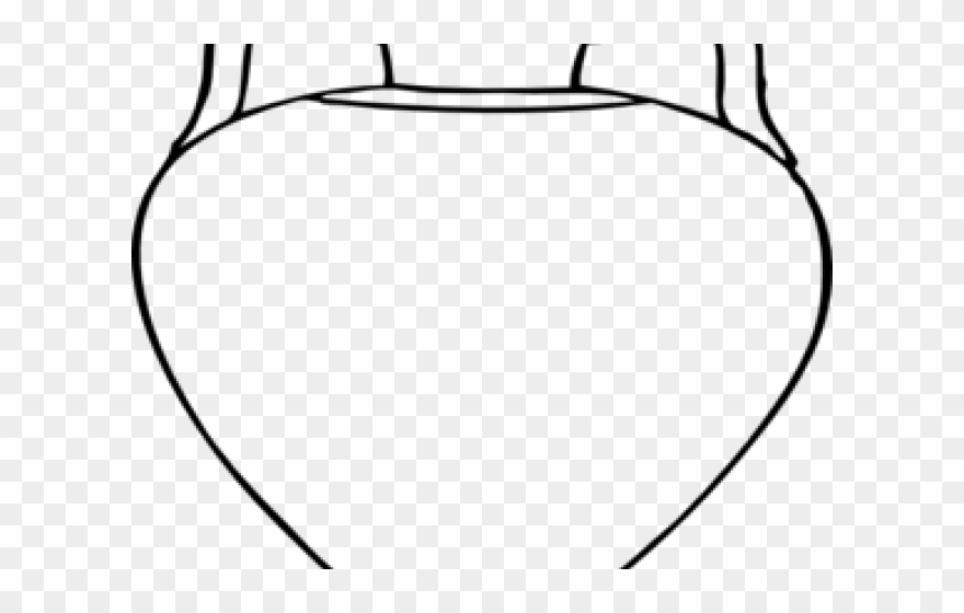 Drawn Vase Artifact - Ancient Greek Pottery Drawings Clipart