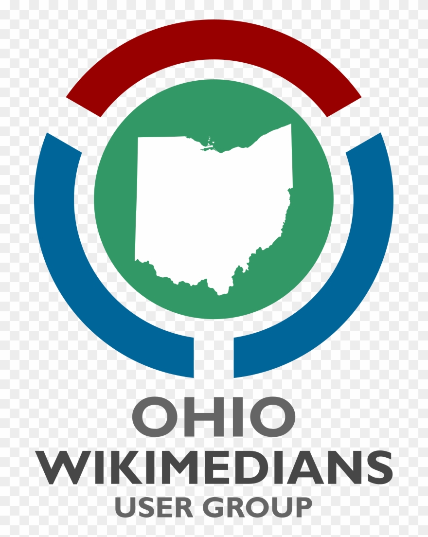 File Ohio Wikimedians User Group Logo Svg Wikipedia - Ohio White Black Shower Curtain Clipart