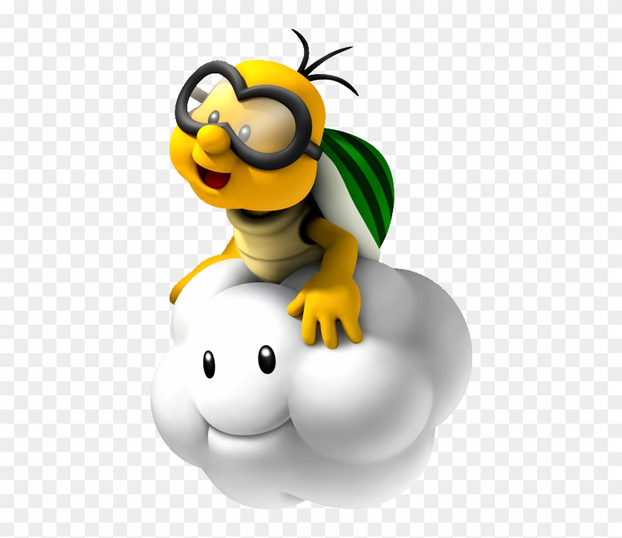 Lakitu Artwork - Mario Lakitu Clipart