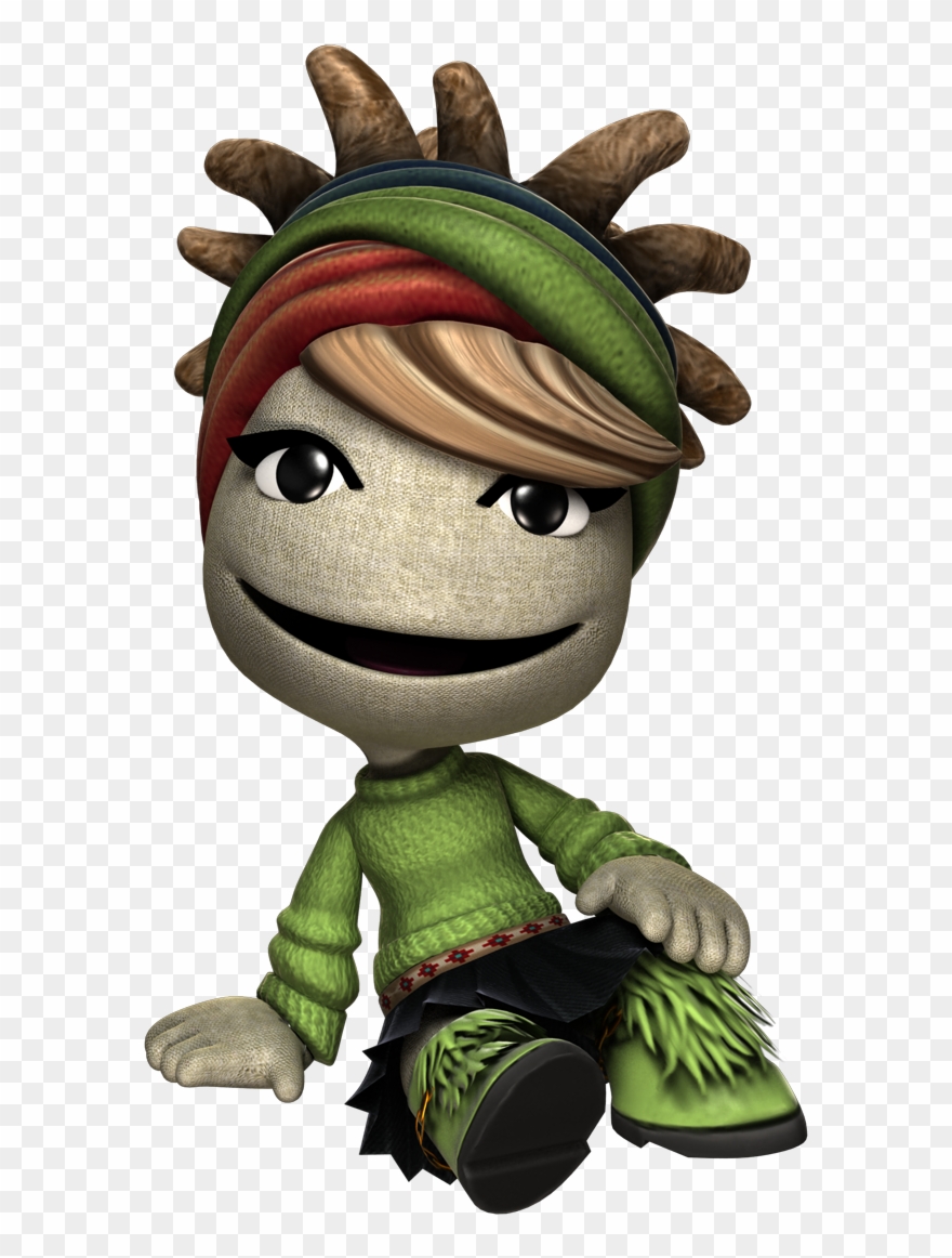 Cozy Green Costume - Little Big Planet Casual Costumes Clipart