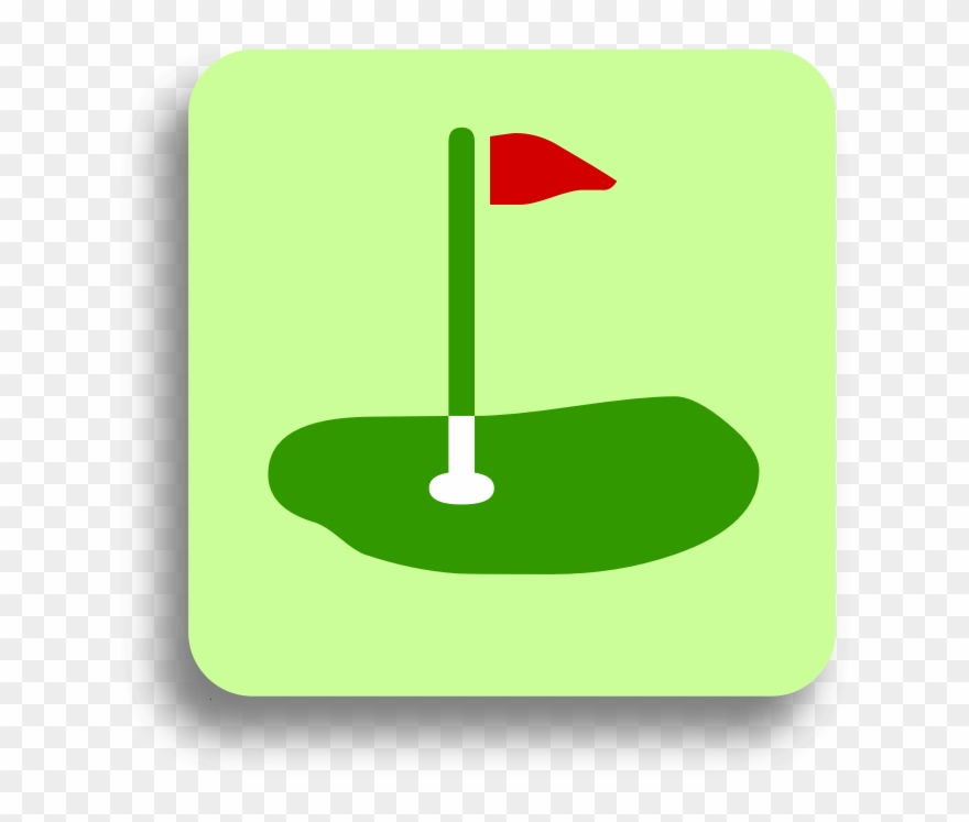 Clipart - Golfcourse - Golf - Png Download