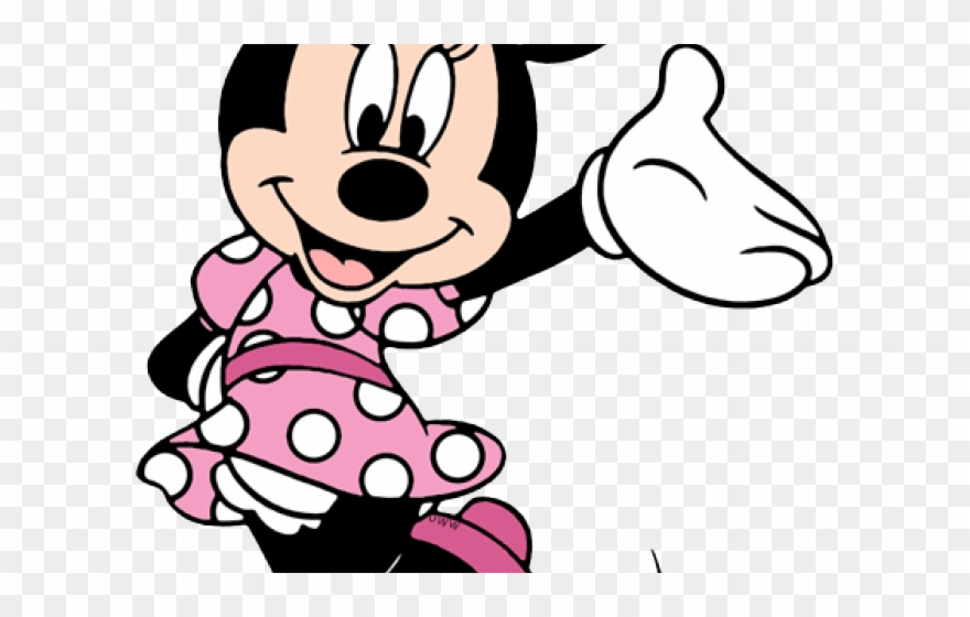 Ok Clipart Minnie Mouse - Minnie Mouse Para Colorear - Png Download