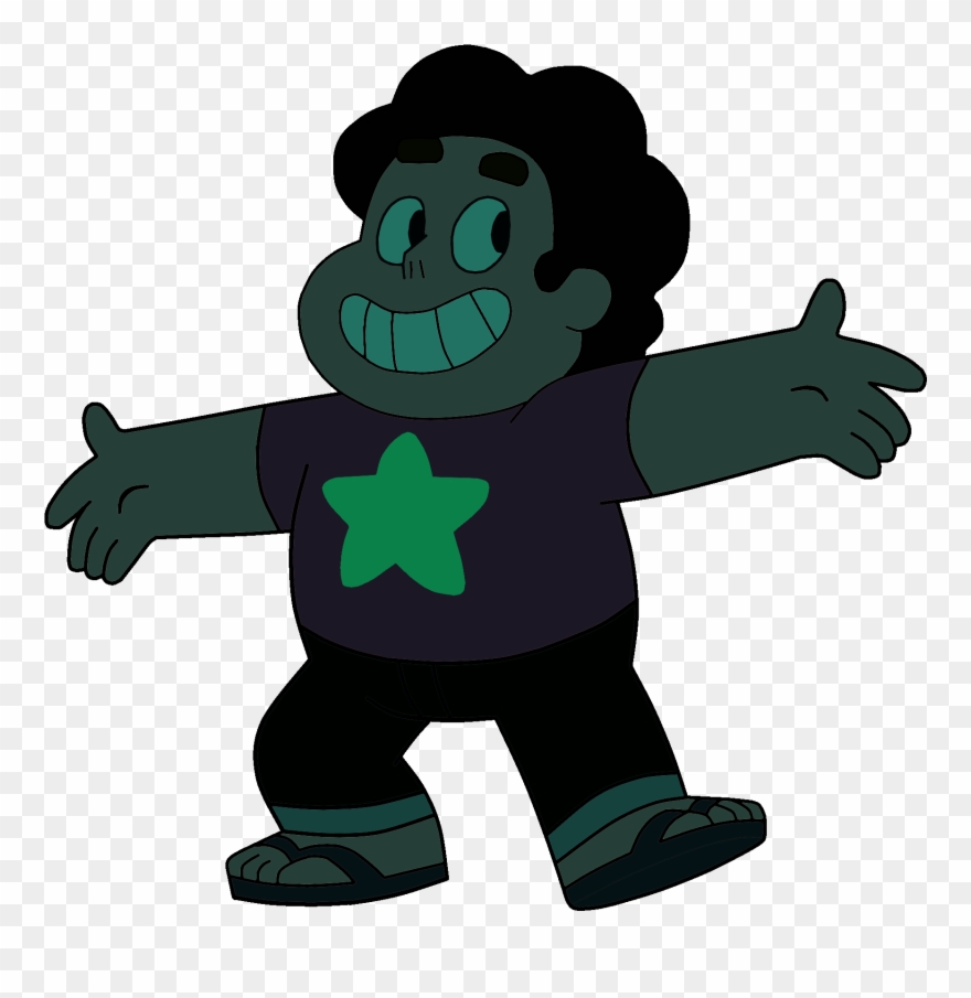 Steven In Malachite's Realm Underwater - Steven Universe Characters Clipart