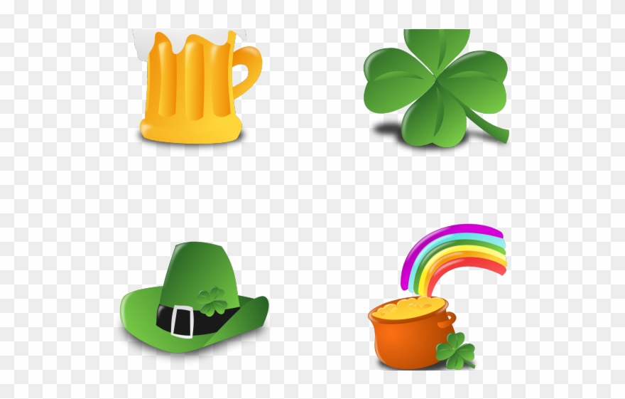 Small Clipart St Patricks Day - St. Patrick's Day Shower Curtain - Png Download