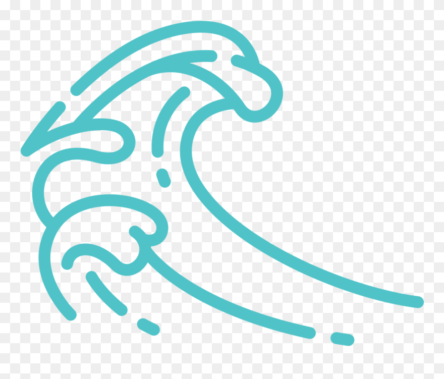 Dannyunderwater Icons Ocean Wave Blue - Wave Clipart
