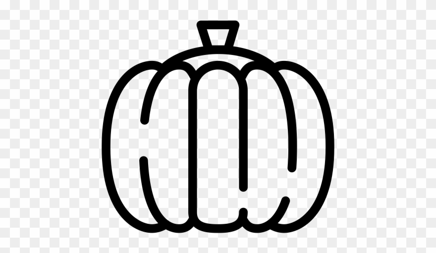 Pumpkin Rubber Stamp - Pumpkin Clipart