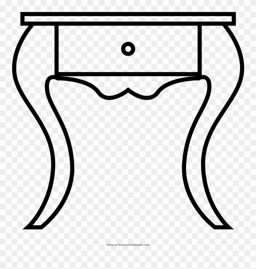 Coloring Pages Free Download Xsibe Lamp Side - Side Table Drawing Easy Clipart