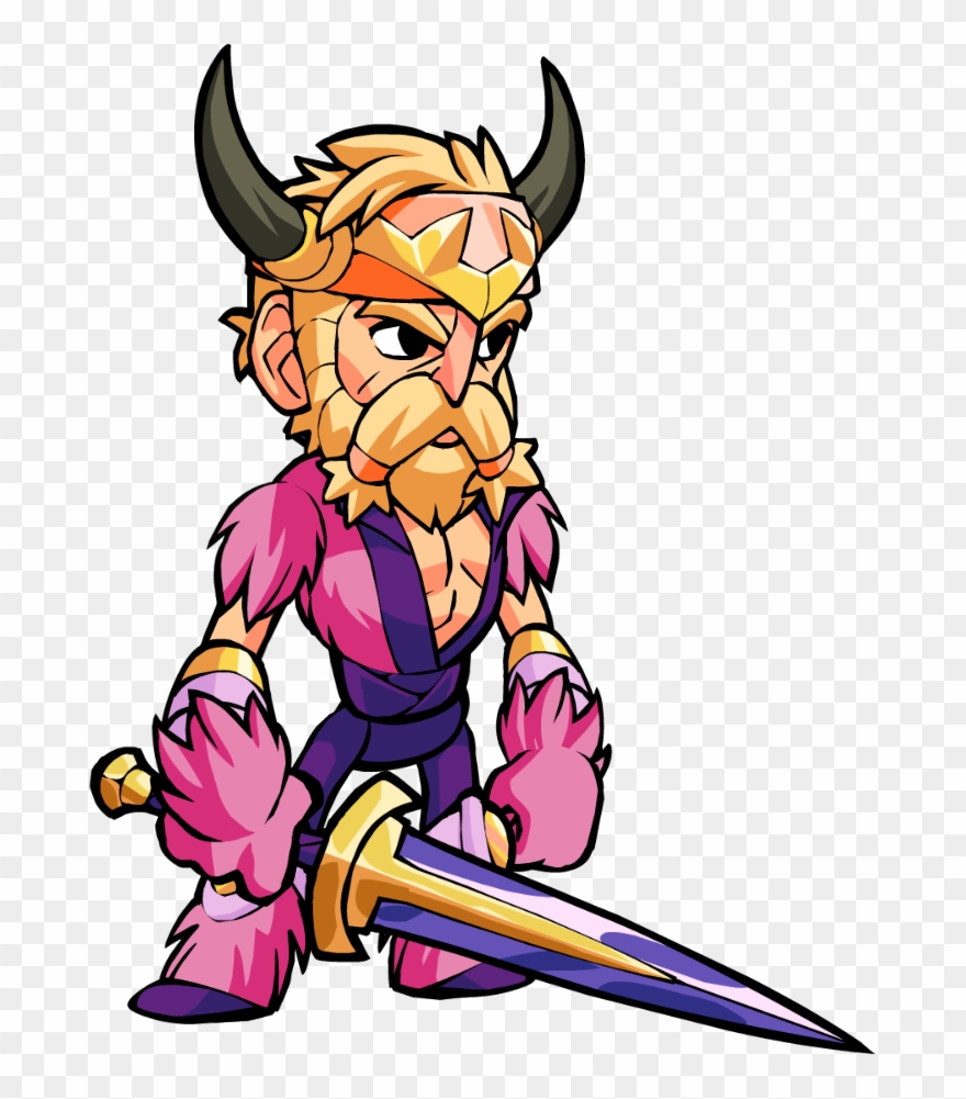 Bödvar Base Sunset - De Personajes De Brawlhalla Clipart