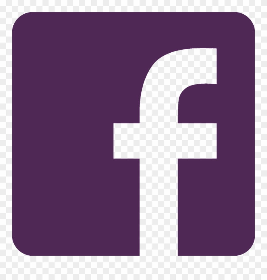 Facebook - Purple - Facebook Png Transparent Background Clipart