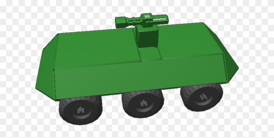 This Vehicle Has A Rotating Turret, And Is Amphibious - Trailer Clipart