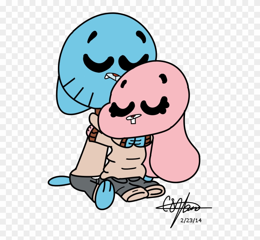 More Like Gumball Again By Angelcopperfield - Dibujos De Gumball Y Anais Clipart