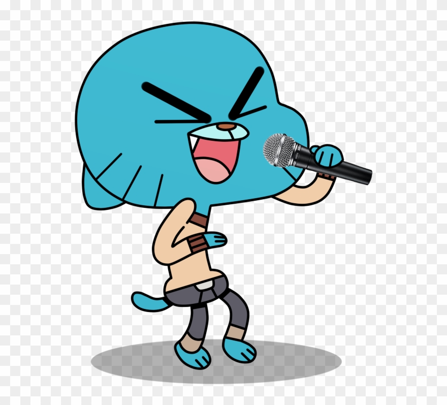 Gumball Watterson Singingfreetoedit - Amazing World Of Gumball Rapping Clipart