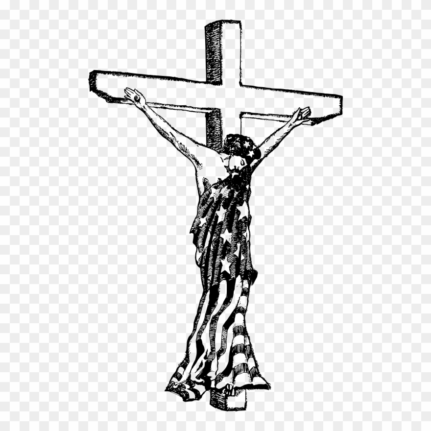 Roman Catholic Cross Symbol - American Jesus Crucifixion Statue Clipart