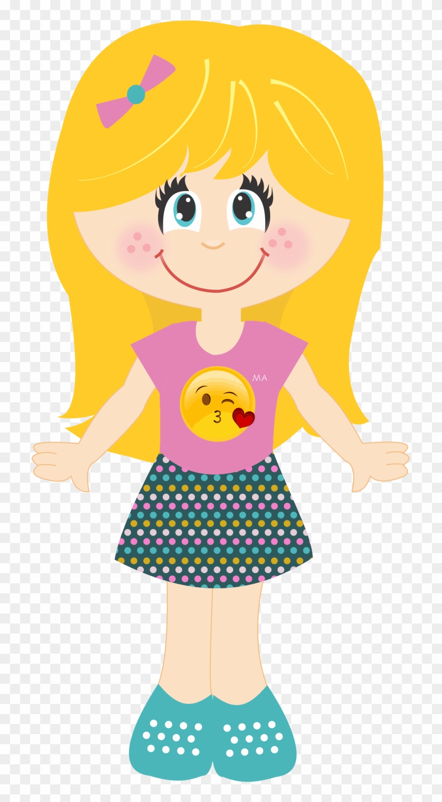 Hoje É Dia De Brindes A Mimi Artes Criou Mais Algumas - Meninas Bonecas Desenhos Clipart