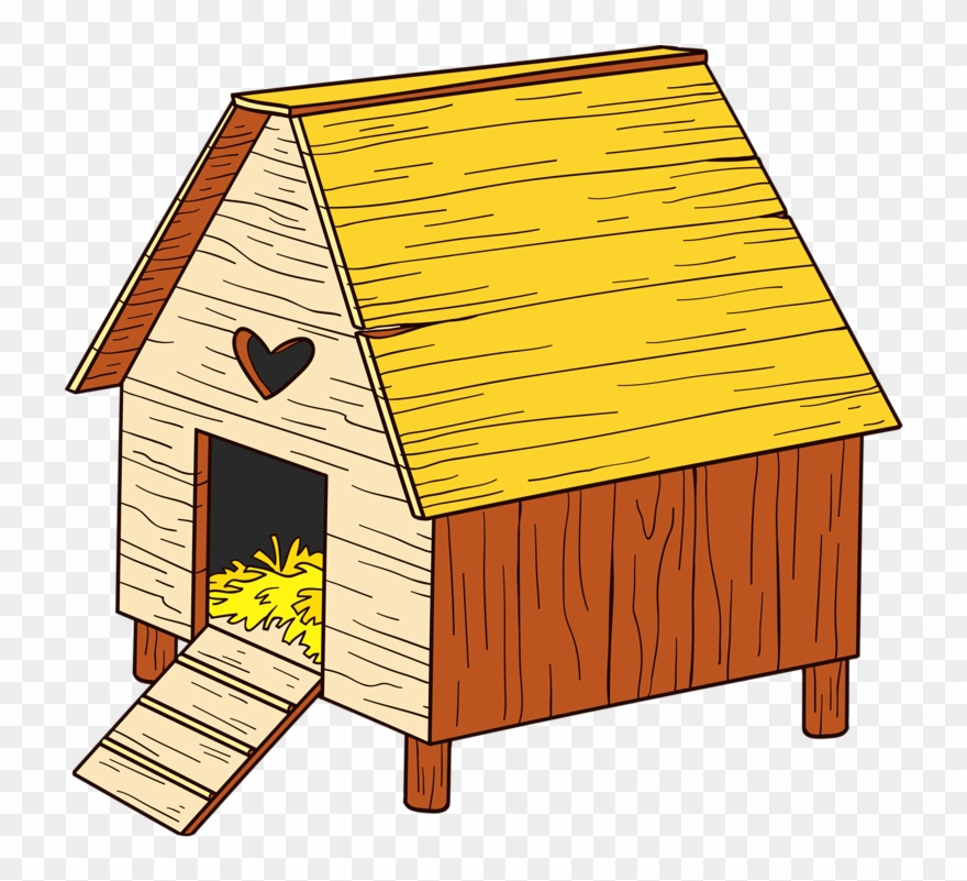 Duck Cute Farm Cartoon Clip Art Pet - Chicken Home Cartoon Png Transparent Png