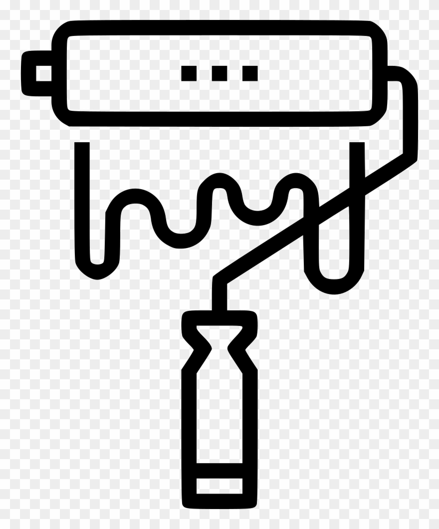 Paint Roller Decoration Comments - Paint Roller Clipart