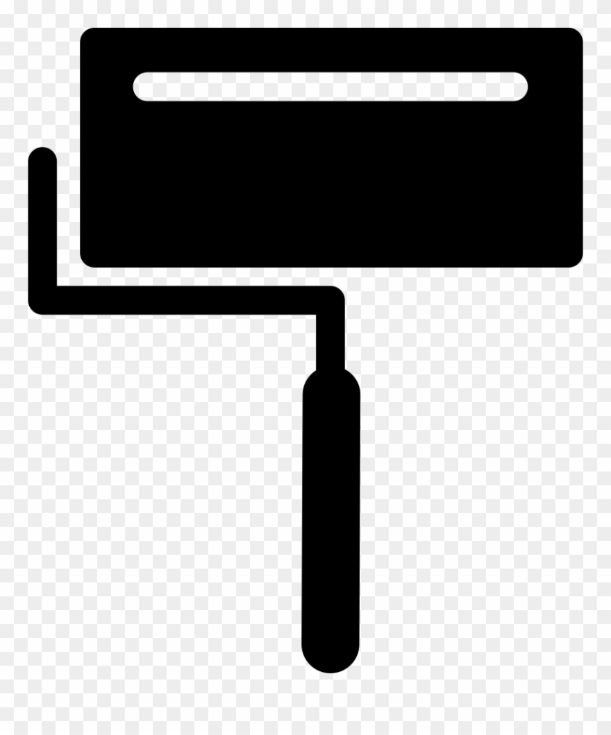 Big Paint Roller With Shine Comments - Rouleau Pinceau Png Clipart