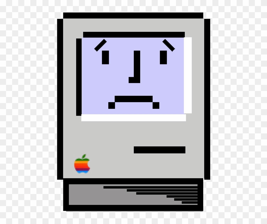Sad Mac Face - Mac Sad Clipart