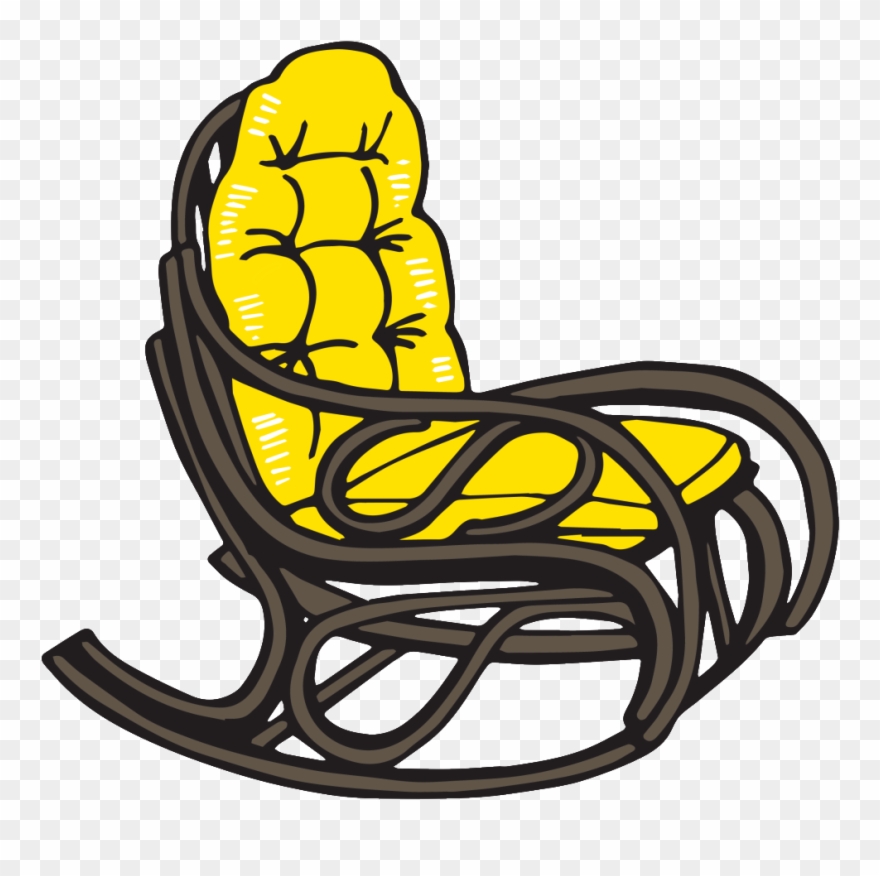 Hand Painted Rocking Chair Winter Free Vector - Design Clipart