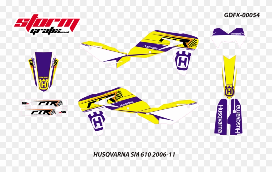 Husqvarna Sm 610 2006 - Husqvarna 610 Stickers Clipart