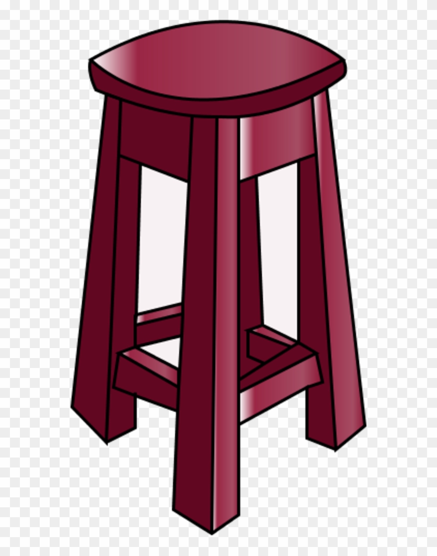 Wooden Bar Chair - Png Clipart Bar Stool Transparent Png