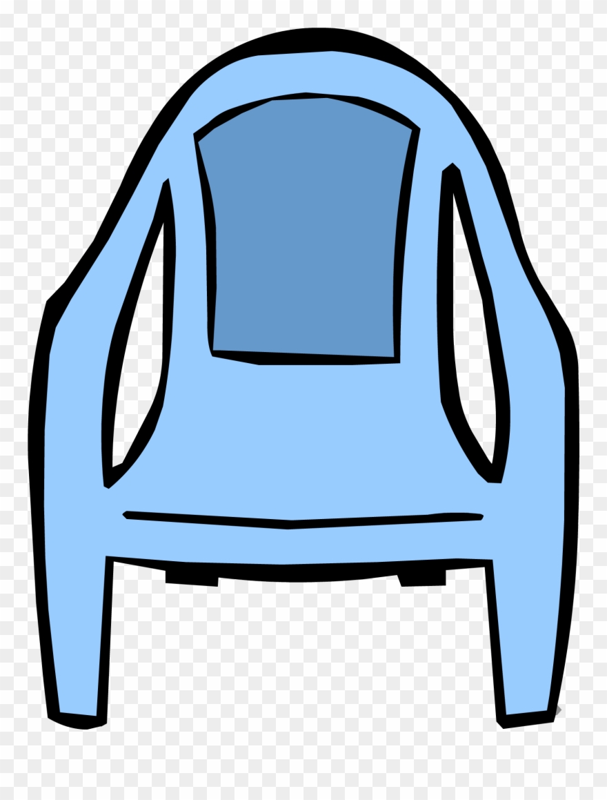 Chair Clipart Blue Chair - Png Download