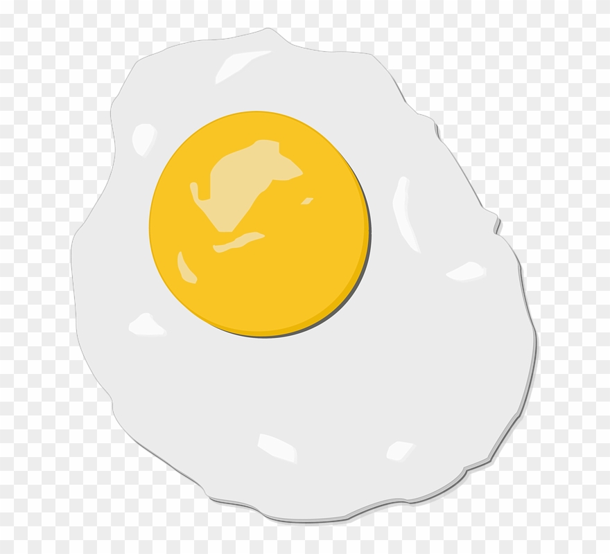 Egg, Fried, Illustration, Cartoon - Illustration Clipart
