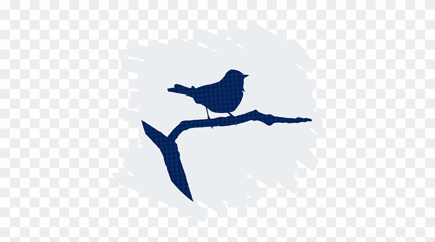 Blue Jay Silhouette At - Art Clipart
