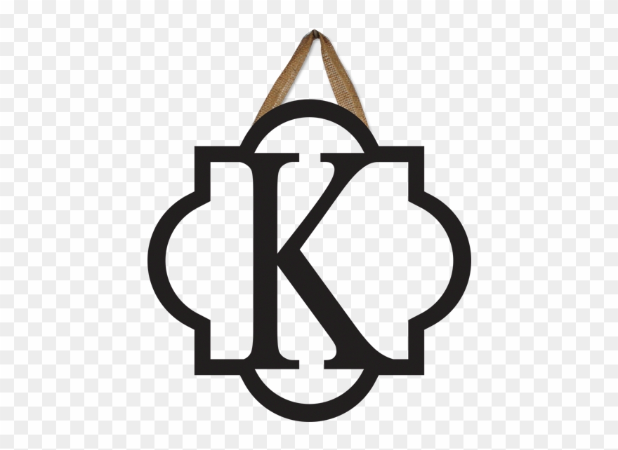 Quad Letters Southern Crafty Quadquatrefoil - Machine Embroidery Clipart