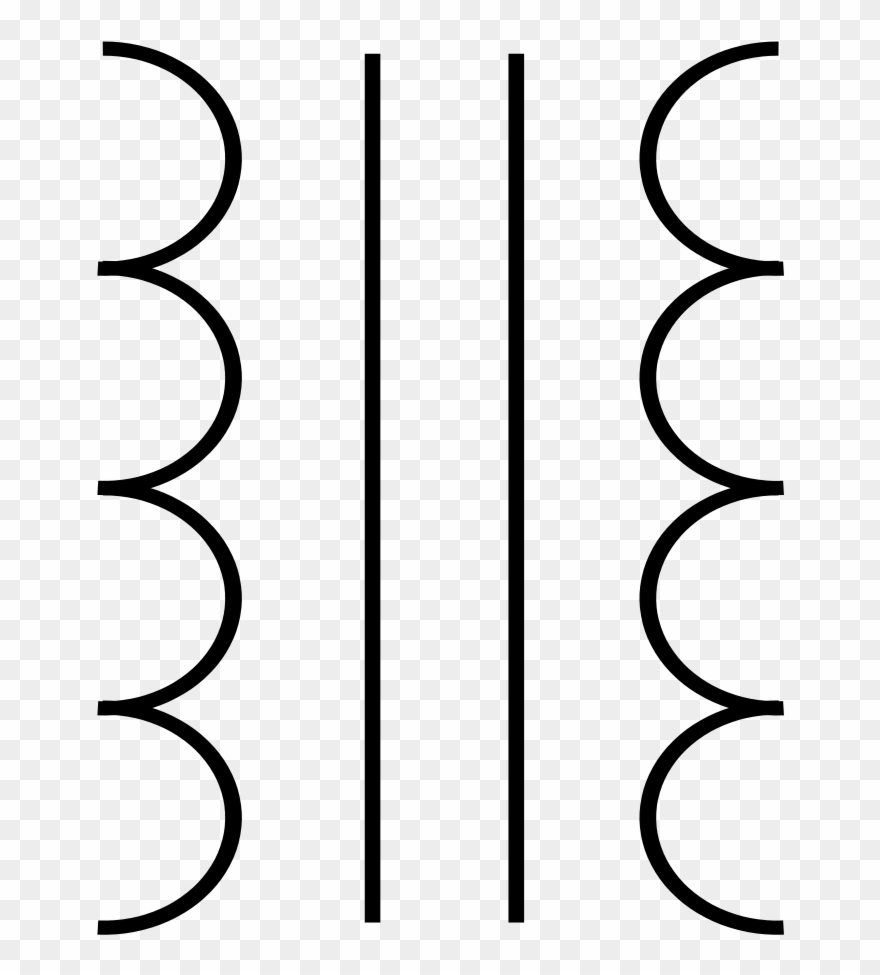 Transformer Computer Icons Electronic Symbol International - Transformer Magnetic Core Symbol Clipart