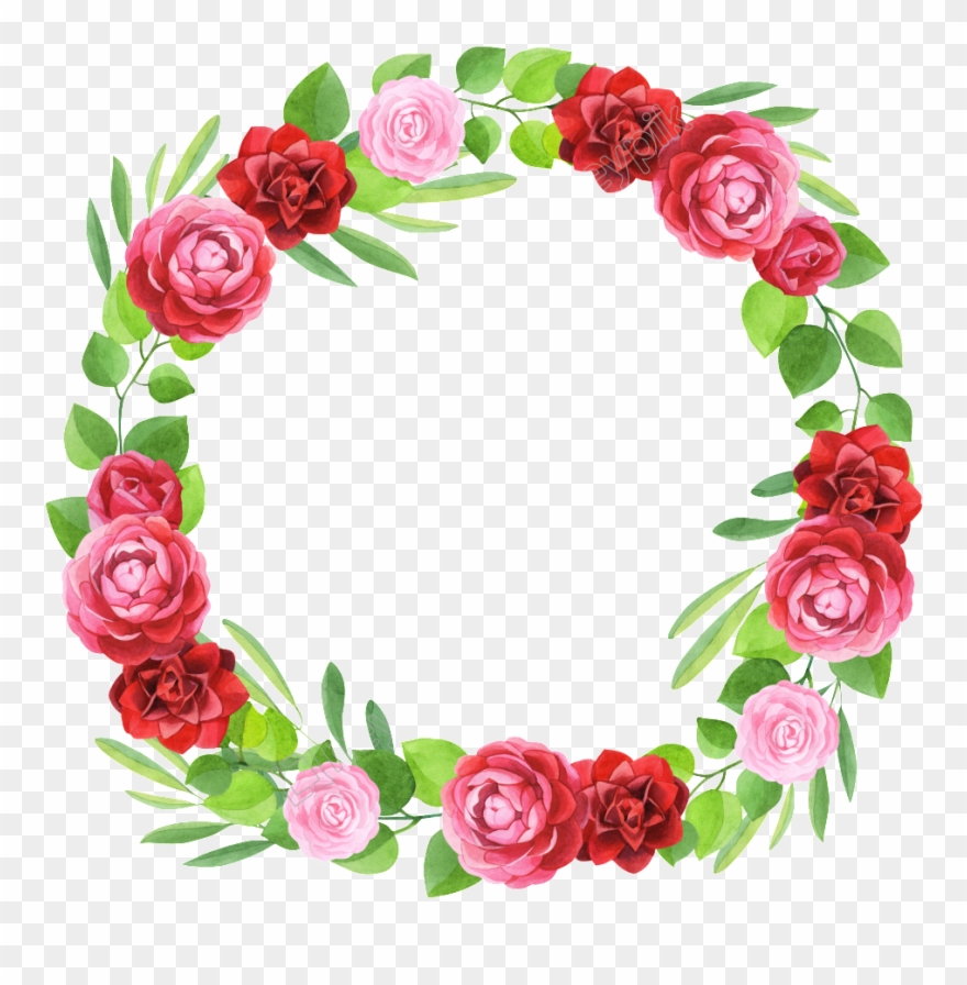 Hand Painted Three Colors Of Flowers Transparent - Flower Clipart