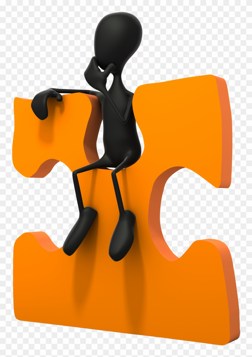 Greeting Card Business - Stick Man Thinking Clipart