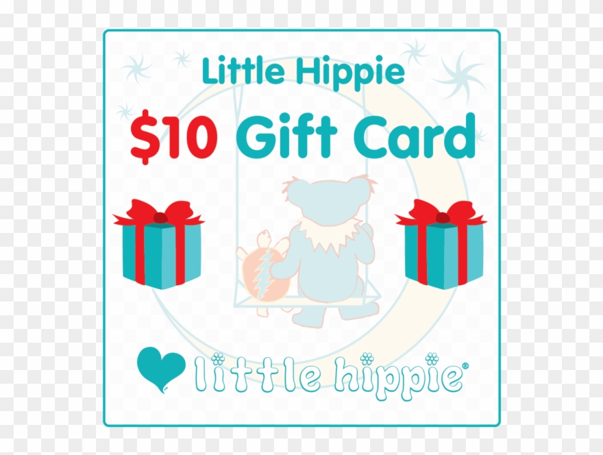 Little Hippie $10 Gift Card - Gift Card Clipart