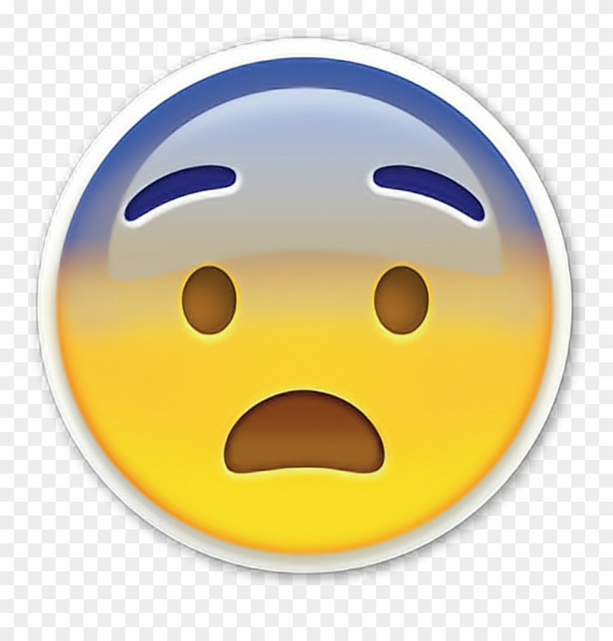Asustado Emoji Emojis Emoticono Emoticonos Free Emoji - Imagenes De Emojis Asombrado Clipart