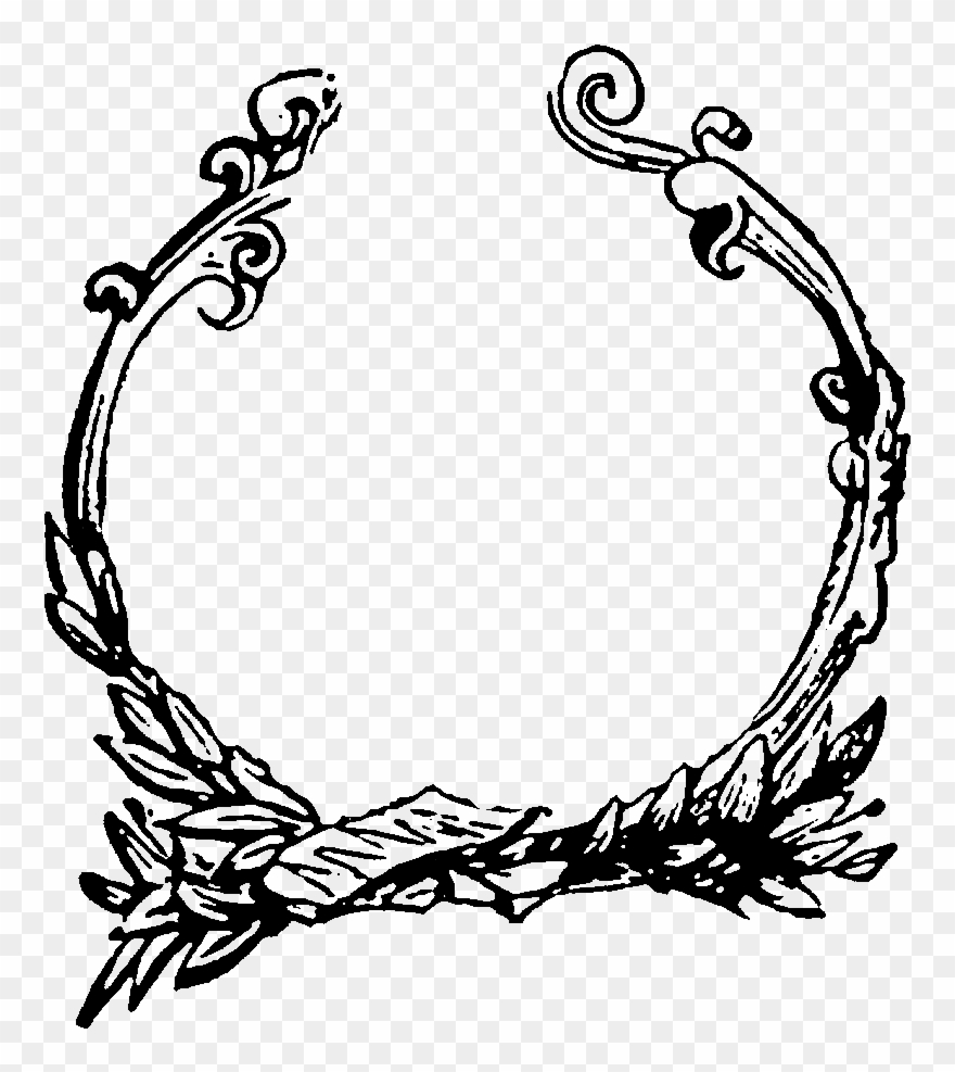 Digital Decorative Circle Frame Image Downloads - Decorative Circle Png Clipart