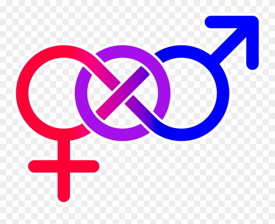 Male Female Confusion - Bisexual Sign Clipart