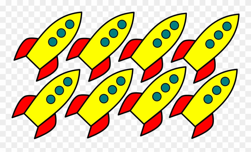 Clipart - Rockets Clipart - Png Download