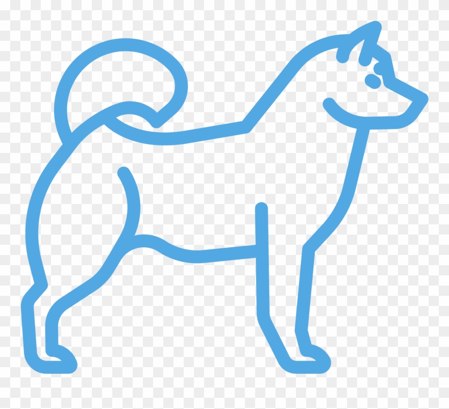 Office Pets - Icon Husky Clipart