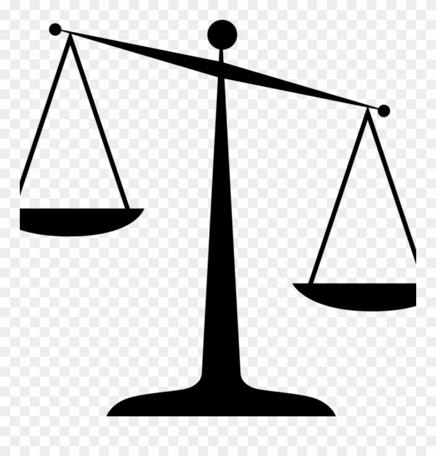 Scales Of Justice Free Clip Art Justice Silhouette - Cost Benefit Analysis Icon - Png Download