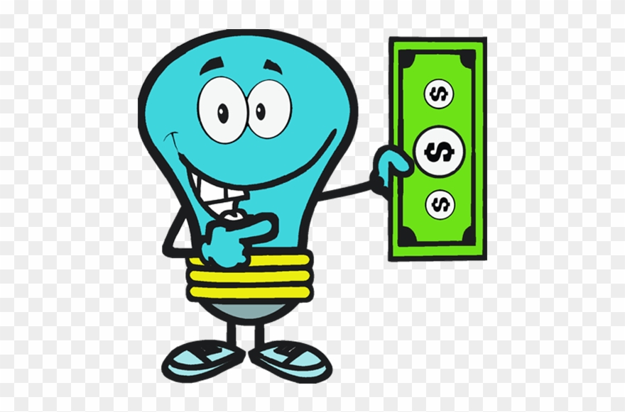 $100 Electricity Rebate - Blue Clipart