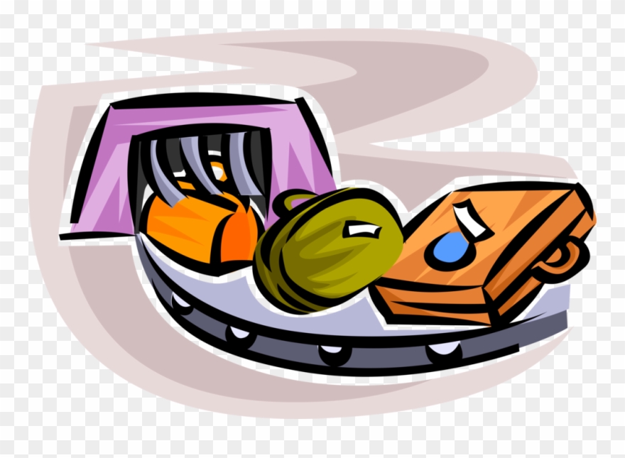Vector Illustration Of Travel Luggage Suitcases On Clipart