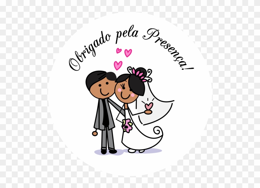Adesivo - Nosso Casamento É Hoje Clipart