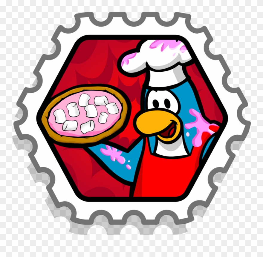 Club Penguin's Hardest Stamps - Club Penguin Ace Pilot Stamp Clipart