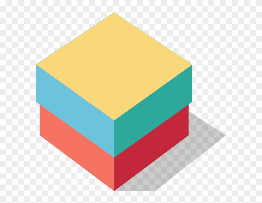 Free Box - Kotak Warna Clipart