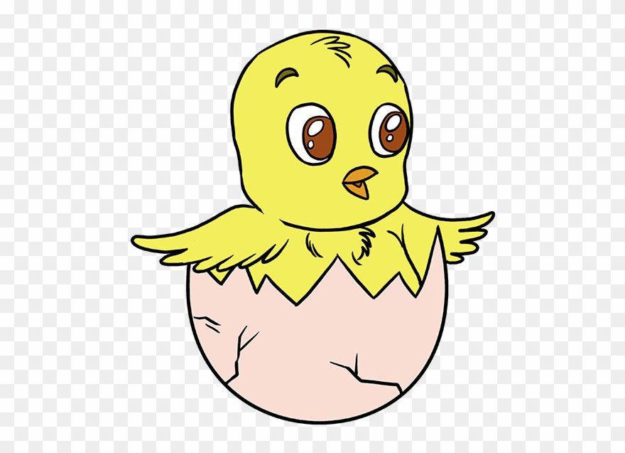 How To Draw Easter Chick Clipart